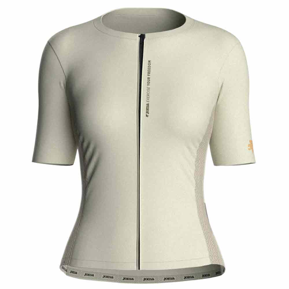 Joma Crono Short Sleeve T-shirt Beige L Frau von Joma
