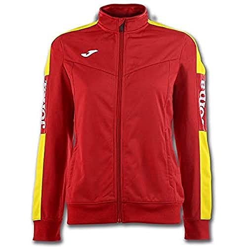 Joma Damen Champion Iv Sweatshirt, Rot-Gelb, XL von Joma