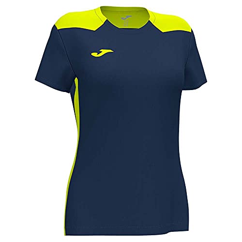 Joma Damen Championship Vi T Shirt, Marineblau, XXS EU von Joma