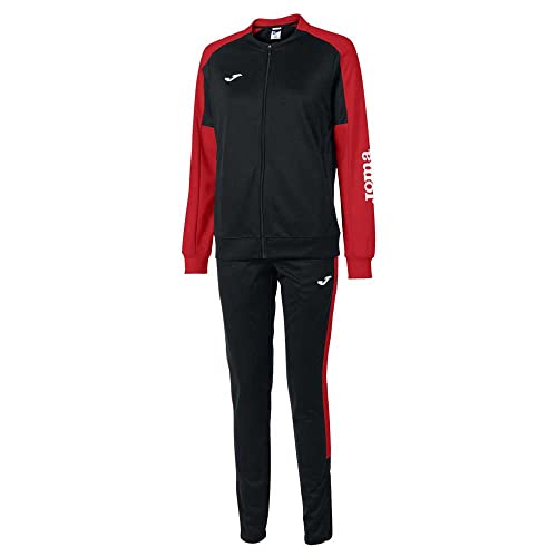 Joma Damen Eco Championship Trainingsanzug, Schwarz/Rot, L von Joma