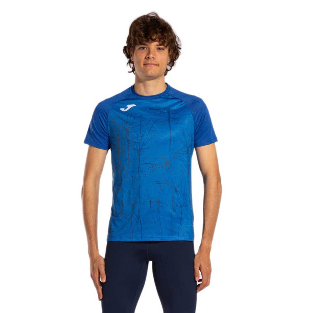 Joma Elite Ix Short Sleeve T-shirt Blau M Mann von Joma