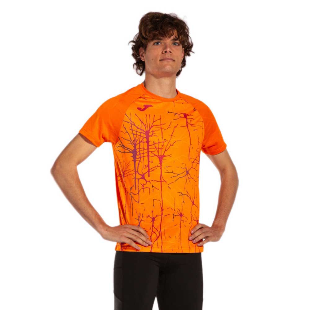 Joma Elite Ix Short Sleeve T-shirt Orange S Mann von Joma