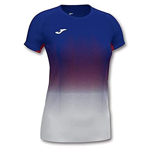 Joma Damen Elite Vii Laufshirt, Königsblau/Weiß, XL von Joma