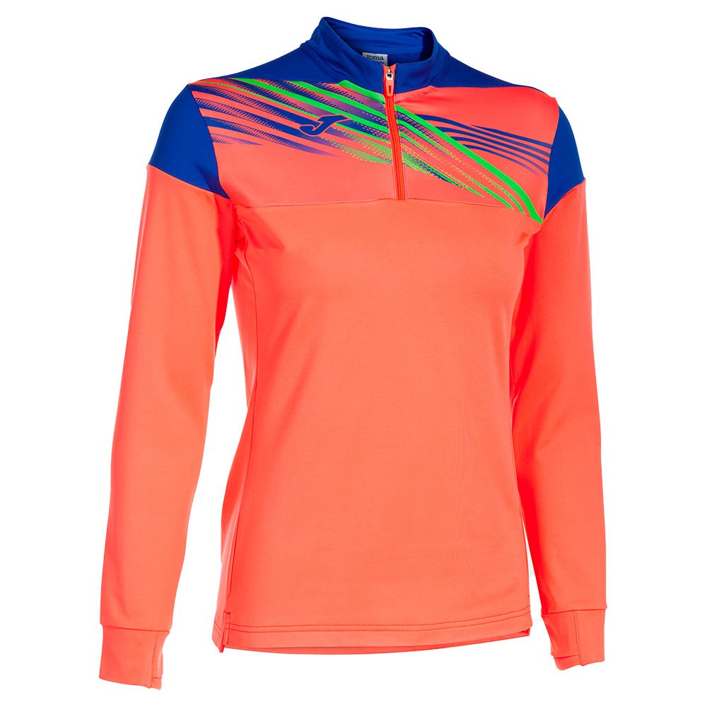 Joma Elite X Half Zip Sweatshirt Orange S Frau von Joma