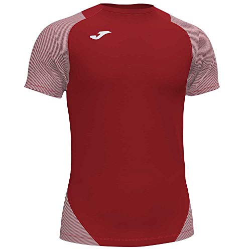 Joma Herren Essential Ii Equip T-Shirts M/C, Rot/Weiß, L von Joma