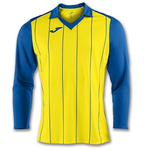 Joma Grada Langarm-Shirt für Herren, Herren, 100681, Mehrfarbig (Amarillo/Azul Royal), 4XS-3XS von Joma
