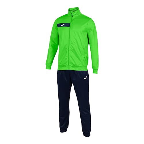 Joma Herren Columbus Trainingsanzug, Neongrün, Marineblau, XL von Joma