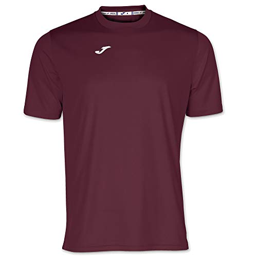 Joma - Herren Kurzarm-Sport-T-Shirt - Leicht und atmungsaktiv - Ideal für alle Sportarten - Combi S- Burdeos von Joma