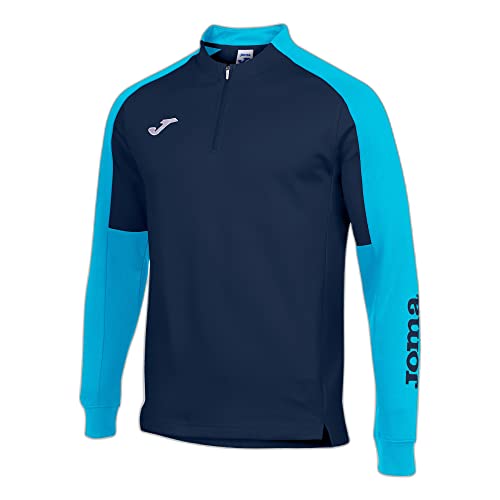 Joma Herren Eco Championship Sweatshirt, Marineblau, Türkis, fluoreszierend, 3XS von Joma