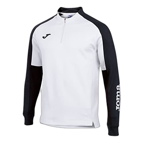 Joma Herren Eco Championship Sweatshirt, Schwarz-Weiß, XXXXS von Joma