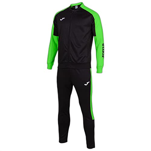 Joma Herren Eco Championship Trainingsanzug, Schwarz/Neongrün, 3XS von Joma