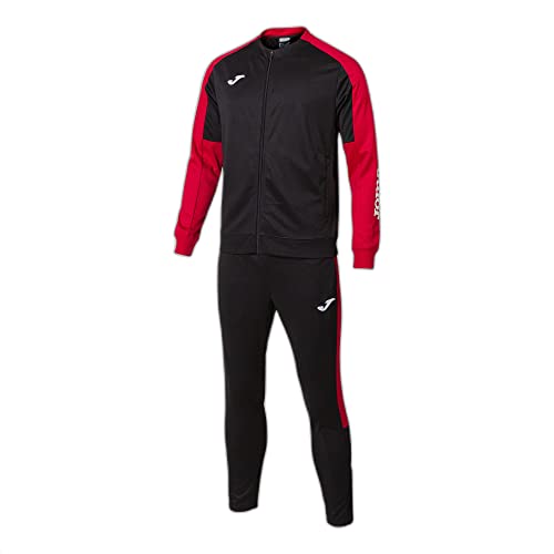 Joma Herren Eco Championship Trainingsanzug, Schwarz/Rot, XL von Joma