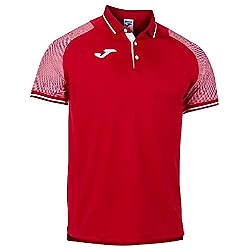 Joma Herren Essential Ii Poloshirt, Rot/Weiß, XXXXXXS von Joma