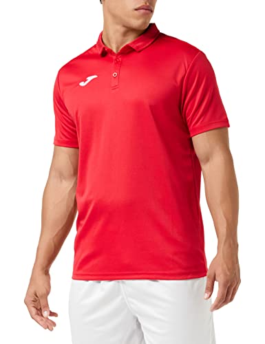 Joma Herren Hobby Poloshirt mit kurzen Ärmeln, ROT, 3XL von Joma