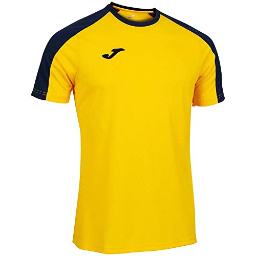 Joma Herren Kurzarm Eco Championship T-Shirt, gelb Marineblau, XXXXS von Joma