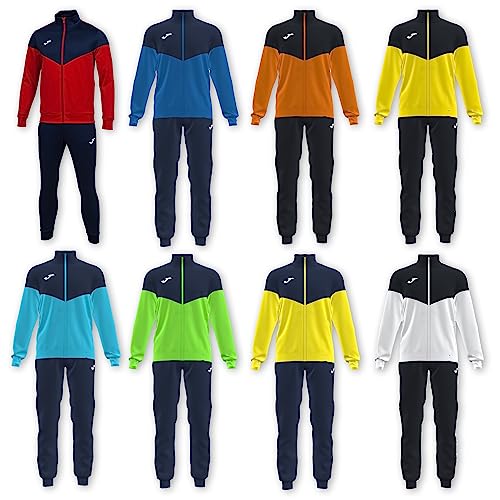 Joma Herren Oxford Trainingsanzug, Neongrün, Marineblau, XL von Joma
