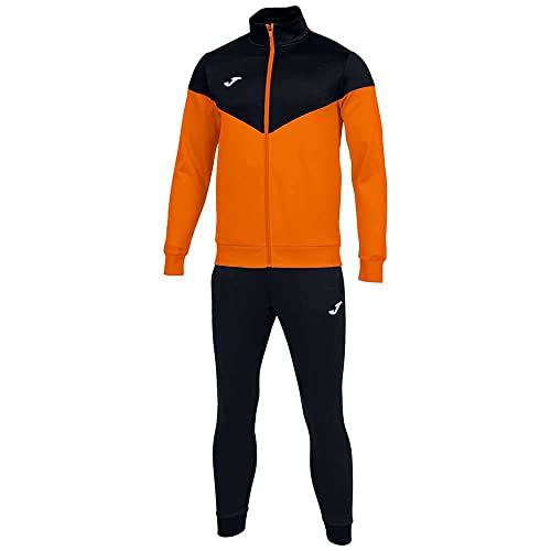 Joma Herren Oxford Trainingsanzug, Orange schwarz, XS von Joma