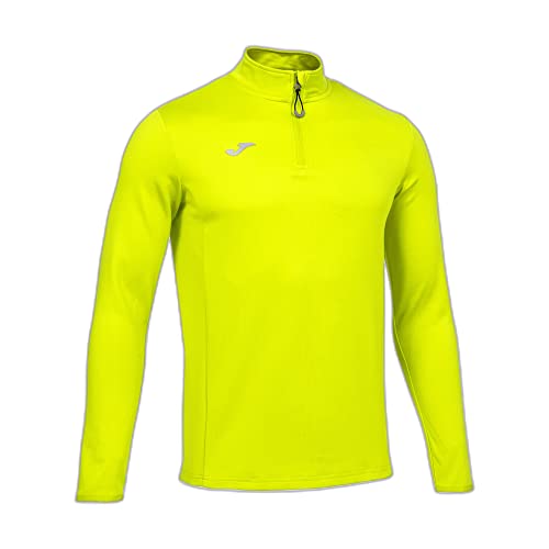 Joma Herren Sweatshirt Running Night, Neongelb, Small von Joma