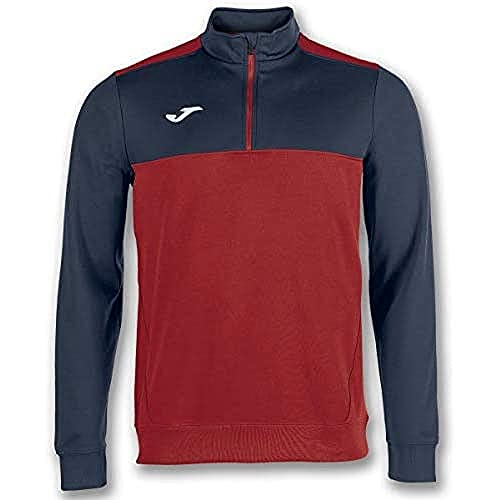 Joma Herren Winner Sweatshirt, Rot-Marineblau, 2XL von Joma