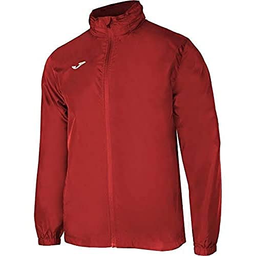 Joma - Herren Regenmantel - Wasserdicht mit Innenfutter - Ideal für Outdoor-Sportarten - Rot - 5XS von Joma