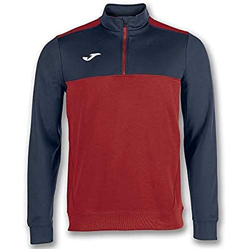 Joma Jungen Winner Sweatshirt, Rot-Marineblau, XS von Joma