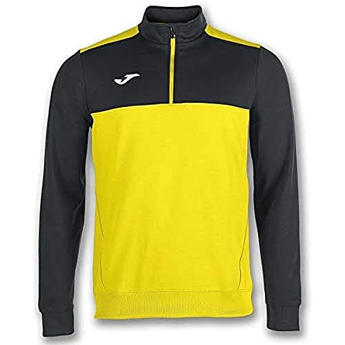 Joma Jungen Winner Sweatshirt, Yellow-Black, XXXXXXS von Joma