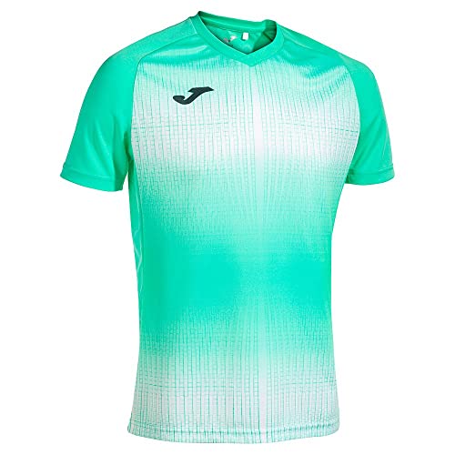 Joma Kurzarmshirt Mann Tger V grün Weiss von Joma