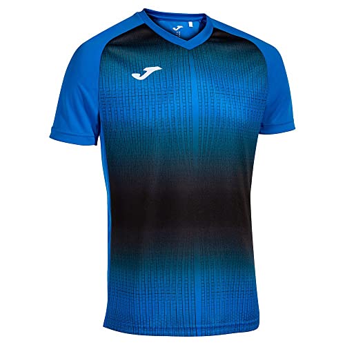 Joma Kurzarmshirt Mann Tger V königsblau schwarz von Joma