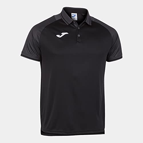 Joma Mens Essential Ii Knight Polos, Schwarz-anthrazit, XXXXXXS von Joma