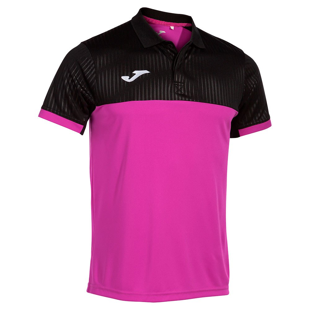 Joma Montreal Short Sleeve Polo Schwarz,Rosa 11-12 Years von Joma