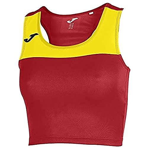 Joma Race T-Shirt, Mädchen, rot-gelb, 4XS-3XS von Joma