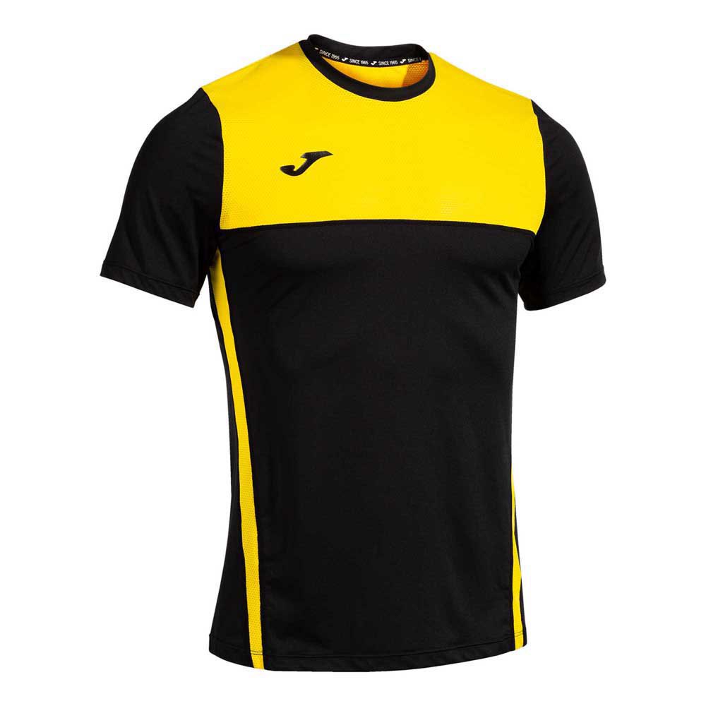 Joma 103166109 Short Sleeve T-shirt Gelb,Schwarz XL Mann von Joma