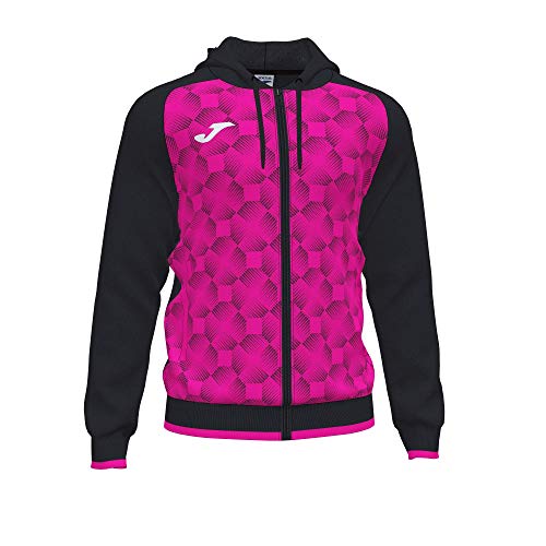 Joma Supernova III Hoodie Schwarz Fluor Pink, 102262.118.3XL von Joma