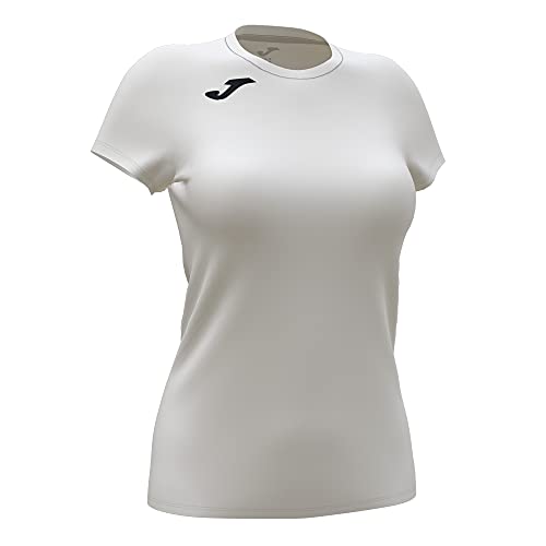Joma T-Shirt Femme Record II, Unisex, weiß, 4XS-3XS von Joma
