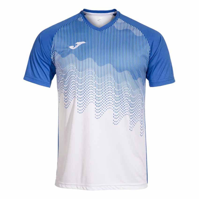 Joma Tiger Vi Short Sleeve T-shirt Blau 2XL Mann von Joma