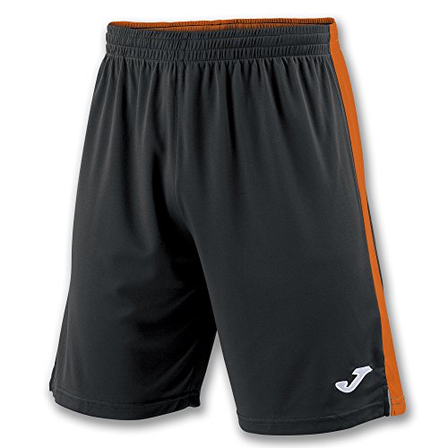 Joma Tokio II Shorts für Herren, Herren, Shorts, 100684, Mehrfarbig (Schwarz/Orange), 4XS-3XS von Joma