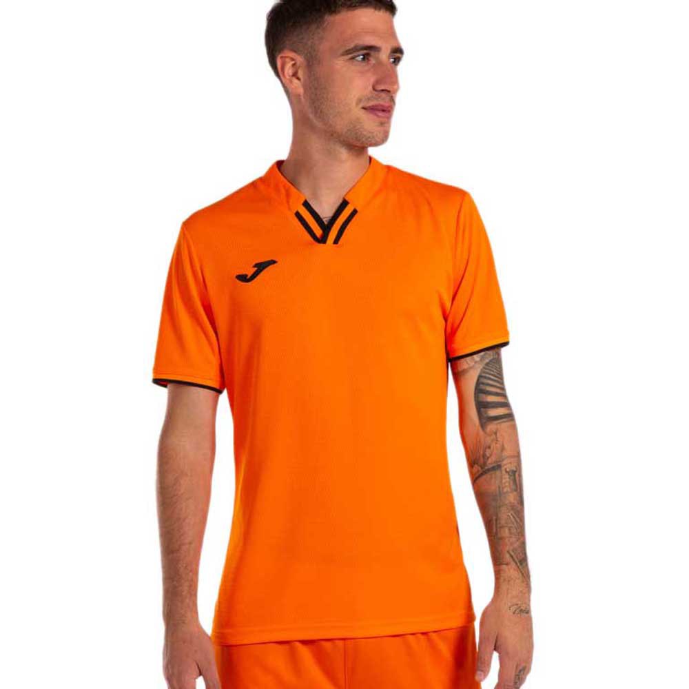 Joma Toletum Iv Short Sleeve T-shirt Orange S Mann von Joma