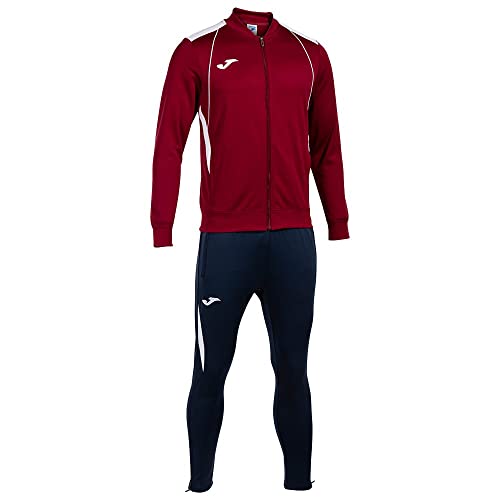 Joma Herren Trainingsanzug, 8XS - 3XL - Chandal Jacke mit Reißverschluss und Taschen – Hose mit Elastischem Bund, Kordelzug und Rippbündchen - Championship VII von Joma