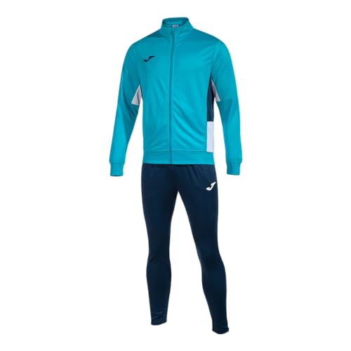 Joma Trainingsanzug mann Danubio II neon-türkis marineblau weiss von Joma