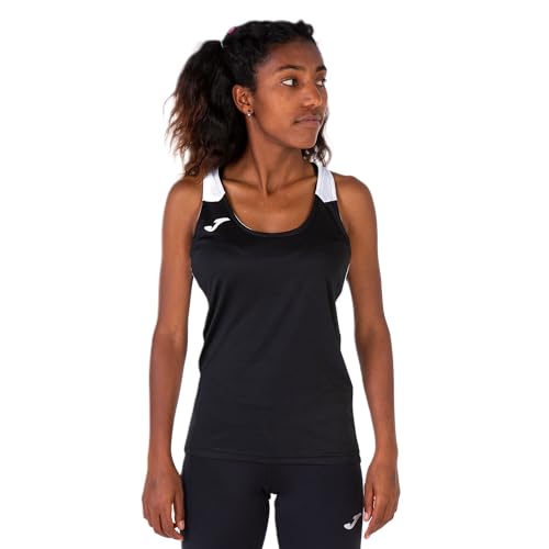 Joma Unisex 2XS Tanktop Record II, Schwarz/Weiß, XXS von Joma