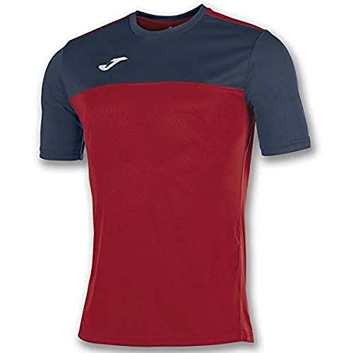 Joma Jungen Winner Equip T-Shirts M/C, Rot-Marineblau, XXS von Joma
