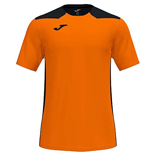 Joma T-Shirt Kurzarm Championship VI Orange Schwarz, 101822.881.6Xs-5Xs von Joma