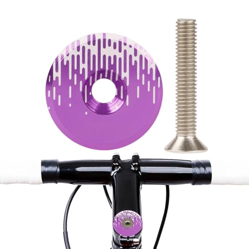 Jomewory Fahrrad-Headset-Abdeckung | Oberkappen für Mountainbike-Vorbau – einfaches Aussehen, Rennrad-Schalenabdeckung für intensives Mountainbike-Cross-Country- und Langstreckenfahrten von Jomewory