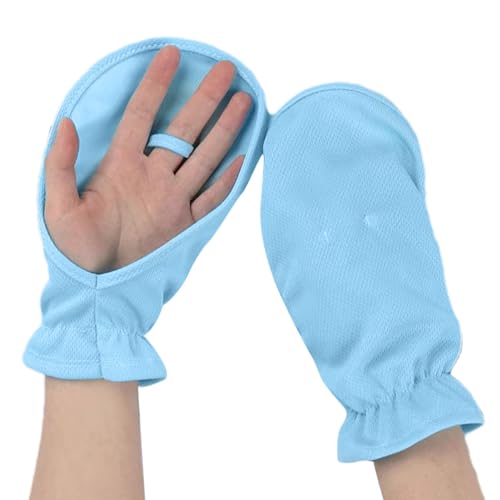 Jomewory Fingerlose Handschuhe für Damen, Fingerlose Sunblock-Handschuhe | Sonnenschutz-Fingerlose Handschuhe,Atmungsaktive Fingerlose Handschuhe aus Eisseide mit UV-Schutz zum Reiten, Rudern, von Jomewory