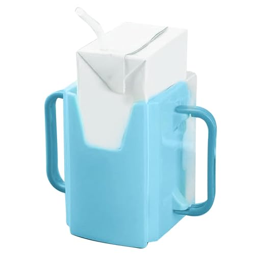 Jomewory Milchboxhalter,Milchbehälter aus Karton für Kleinkinder - Saftbeutel und Karton, tragbarer Getränkehalter für Kinder und Kleinkinder, Einweihungsgeschenk für die Küche von Jomewory
