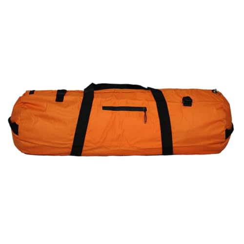Jomewory Reisetasche mit Reißverschluss für Reisen – leichte multifunktionale Zelttasche – Doppelgriff-Design, Zelttasche mit Reißverschluss, faltbar für einfache Lagerung, Orange, L, Unisex von Jomewory