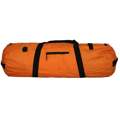 Jomewory Reisetasche mit Reißverschluss für Reisen – leichte multifunktionale Zelttasche – Doppelgriff-Design, Zelttasche mit Reißverschluss, faltbar für einfache Lagerung, Orange, S, Unisex von Jomewory