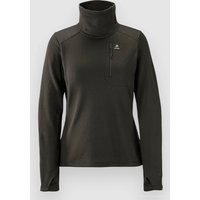 Jones Snowboards Flagship Rec Grid Fleece Pullover stealth black von Jones Snowboards