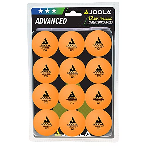 JOOLA 44255 Tischtennis-Bälle Training 40mm, Orange 12er Blister Pack von JOOLA