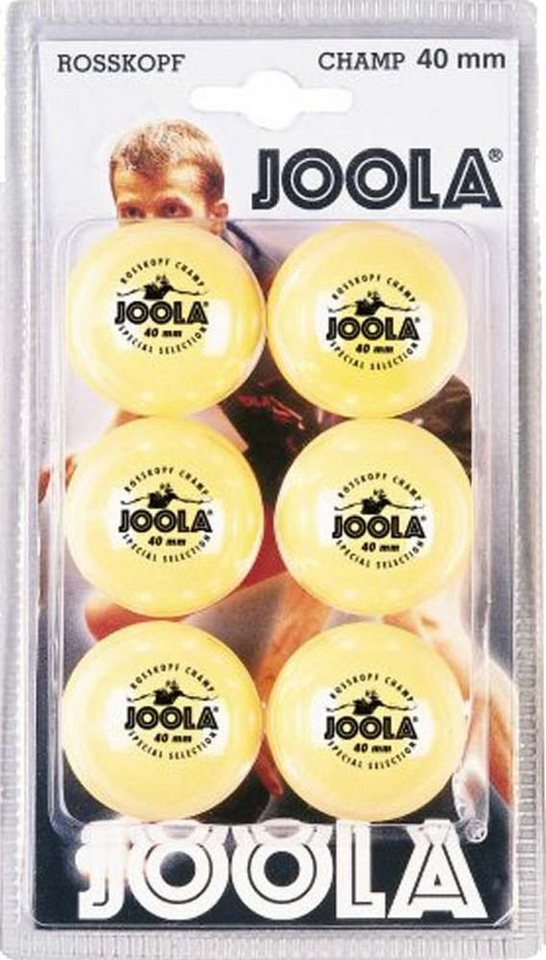 Joola Tischtennisschläger JoolaTT-Bälle Rossi Champ 6er Blister - div. Farben von Joola